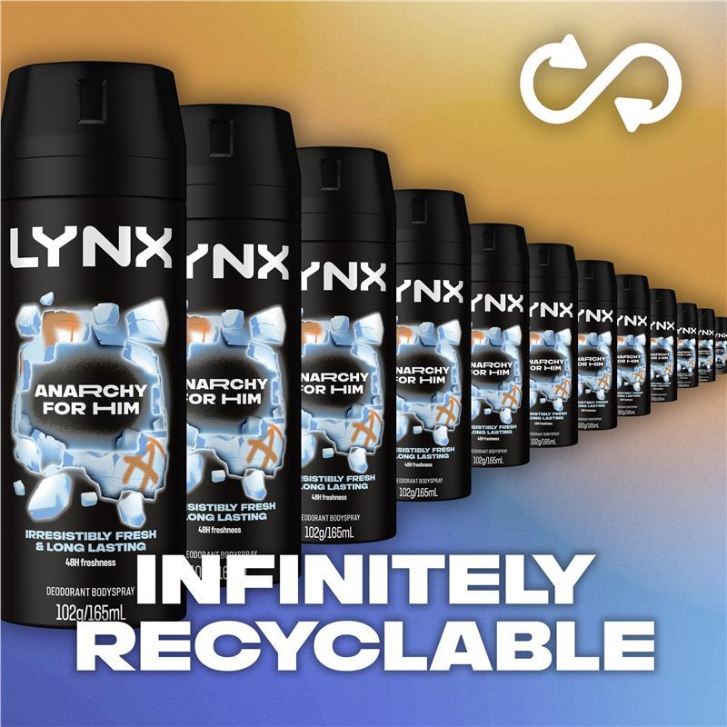 Lynx Deodorant Anarchy For Him 165ml