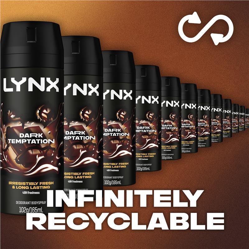 Lynx Deodorant Dark Temptation 165ml