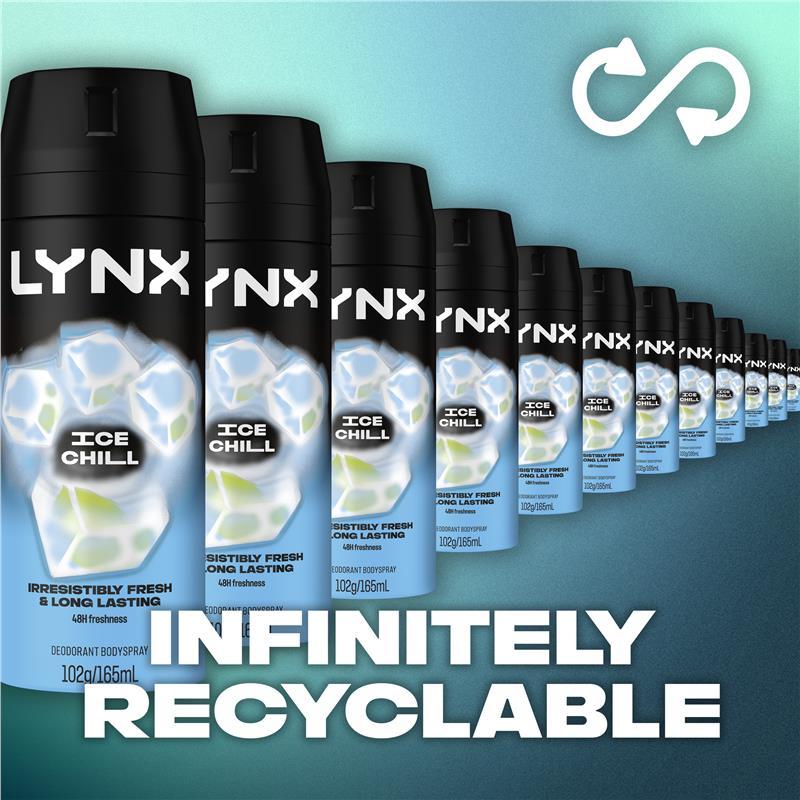 Lynx Deodorant Ice Chill 165ml