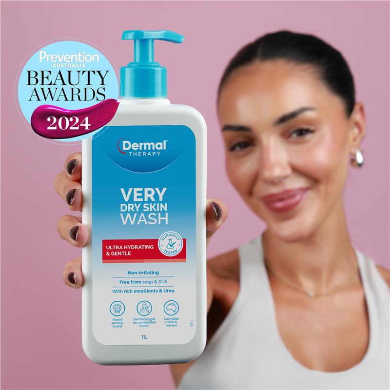 Dermal Therapy Very Dry Skin Wash 1 Litre Exclusive Size