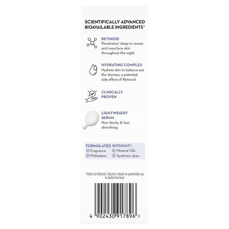 Olay Regenerist Retinol 24 Night Serum Fragrance Free 30ml