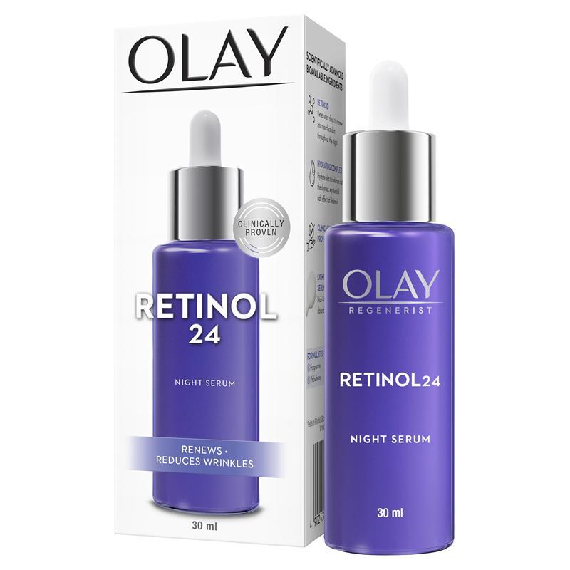 Olay Regenerist Retinol 24 Night Serum Fragrance Free 30ml