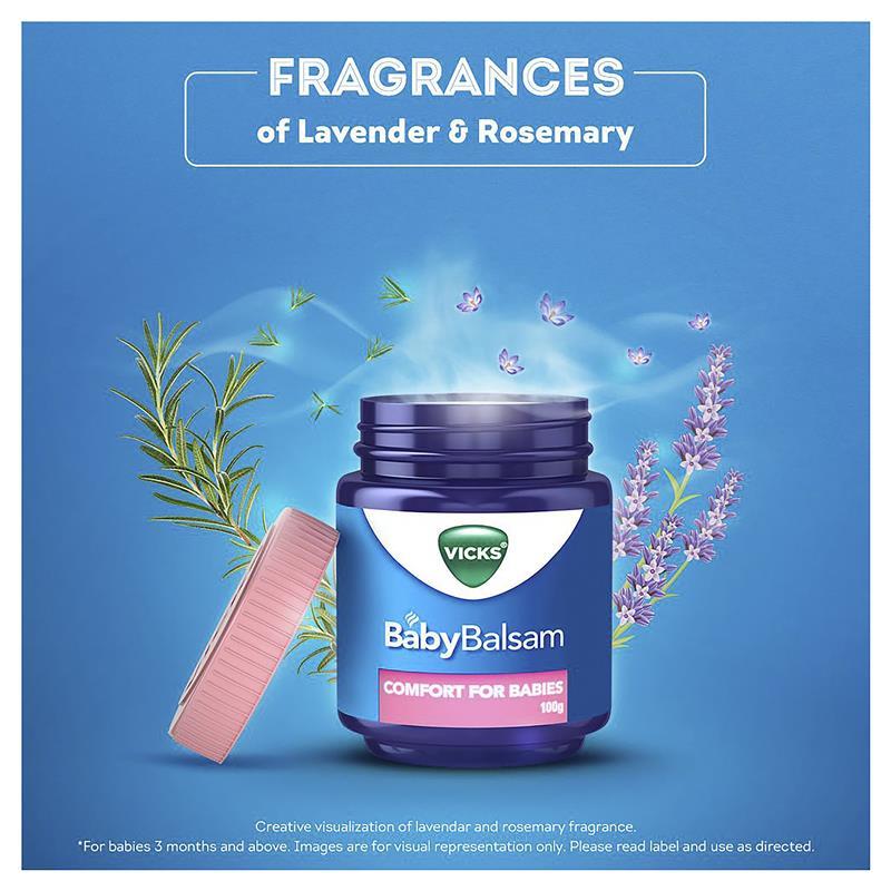 Vicks Vaporub Baby Balsam 100g