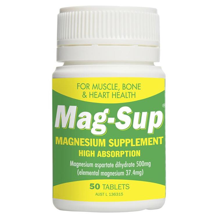 Magup Buy Mag-Sup 500mg 50 Tablets online at Chemist Warehouse