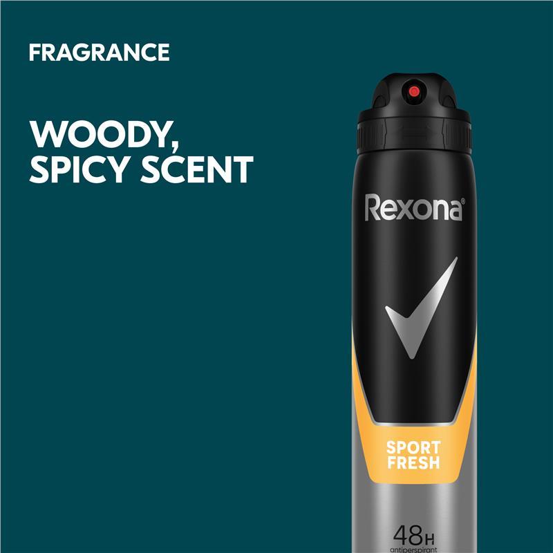 Rexona Essentials Buy Rexona Men Antiperspirant Aerosol Sport Fresh 250ml online at ...