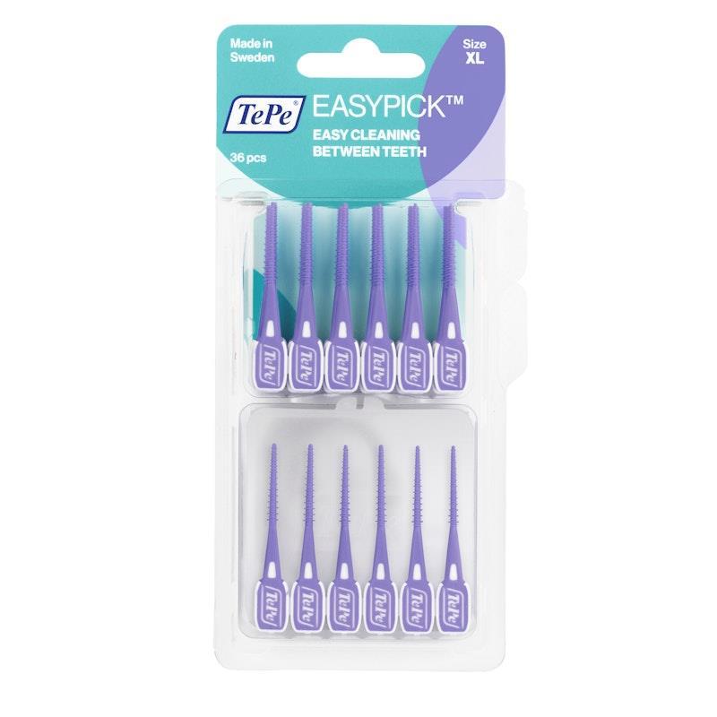 Puple Tepe Buy TePe EasyPick Interdental XL Purple 36 EasyPicks online at Chemist ...