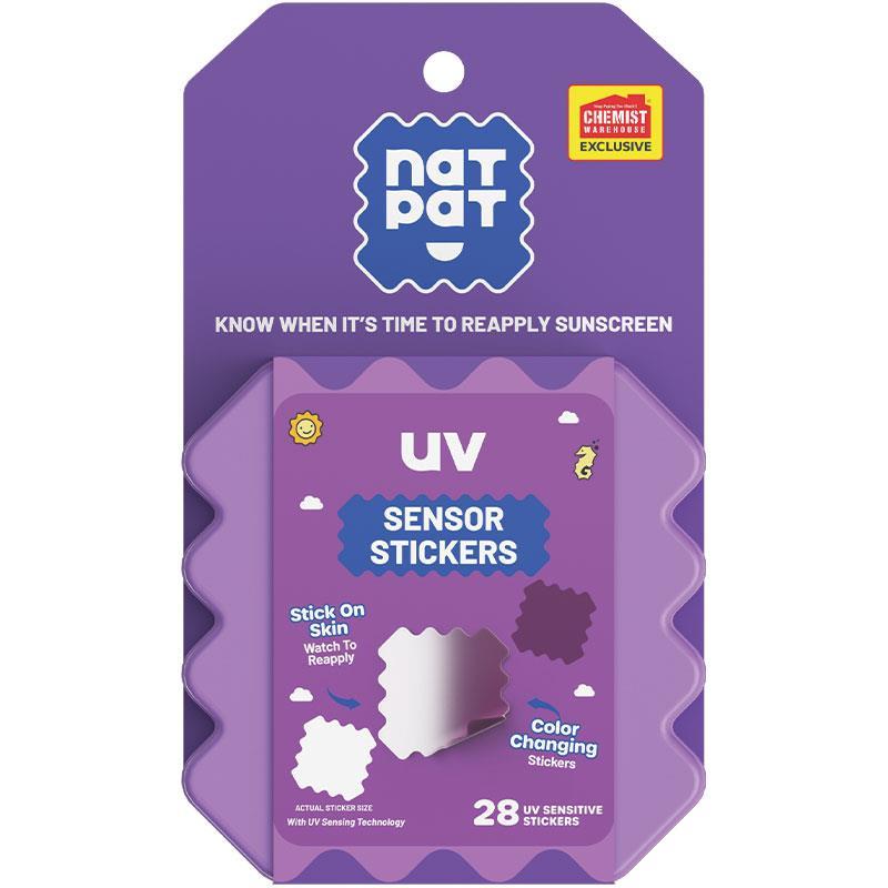 Buy NatPat SunnyPatch UV Sensing Color Changing Stickers 28 Patches ...