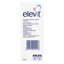 Elevit Box Buy Elevit Pre-conception & Pregnancy 100 Tablets online at Chemist ...