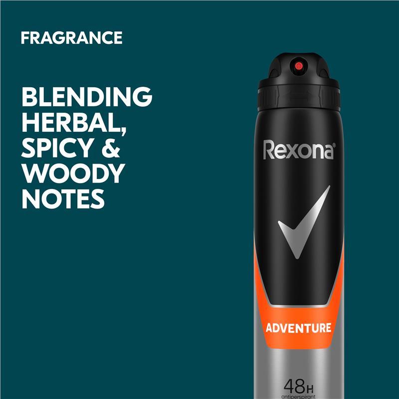 Rexona Essentials Buy Rexona Men Antiperspirant Aerosol Adventure 250ml online at Chemist ...