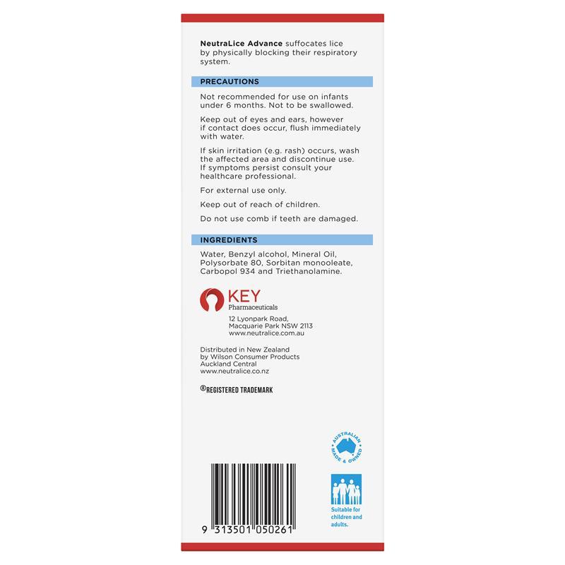 Neutralice Buy Neutralice Advance Family Value Pack 475ml online at Chemist Warehouse