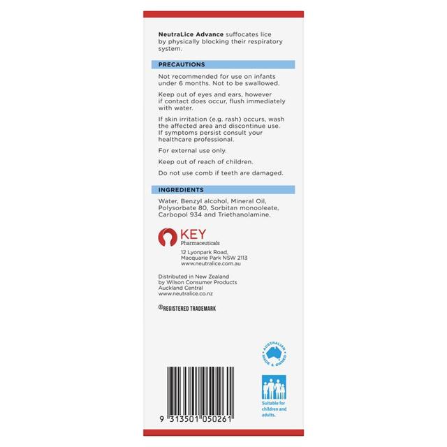 Neutralice Buy Neutralice Advance Family Value Pack 475ml online at Chemist Warehouse